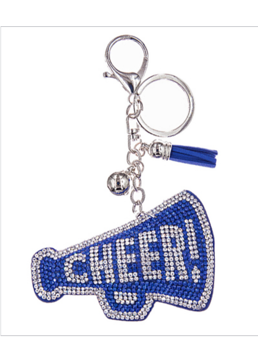 Royal Blue Cheer Key Chain